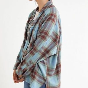 Flannel Button-Down Shirt